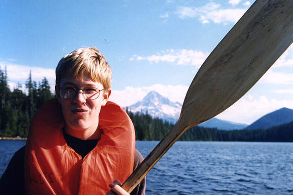 Since his youth, Dane has been an avid roadtripper, crisscrossing the U.S from Atlanta to Seattle to Michigan. He is pictured here near Mount Rainier, attempting not to drown.